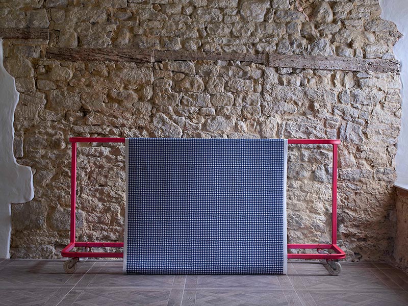 Harper's Bazaar Houndstooth Royal